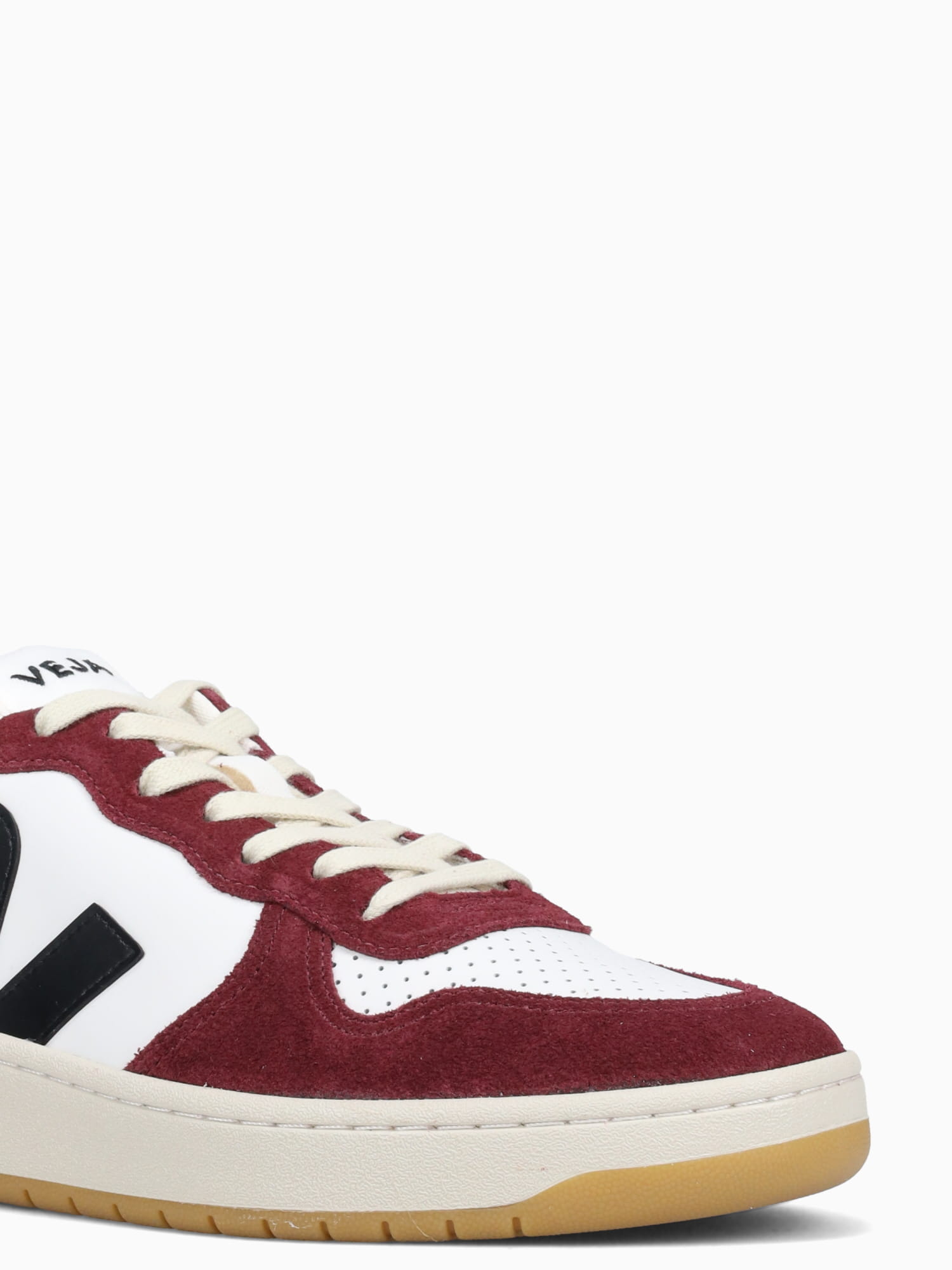 V10 White Black Amarante Leather Wine / 41 / M