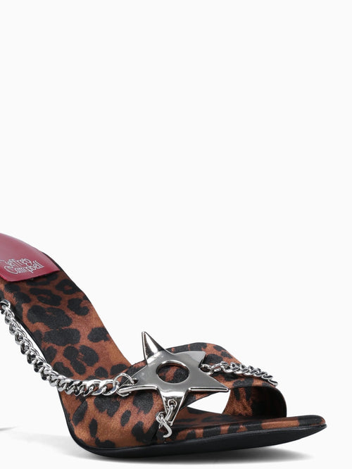 Saireo Cheetah Satin Black Brown / 5 / M