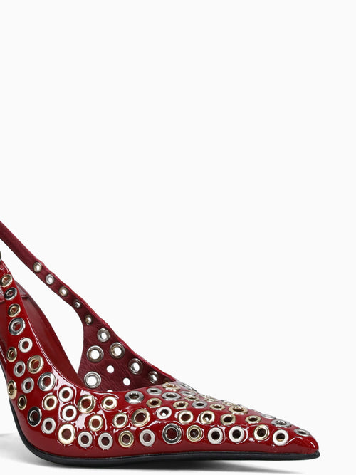 Youwishg Cherry Red Patent Red / 5 / M