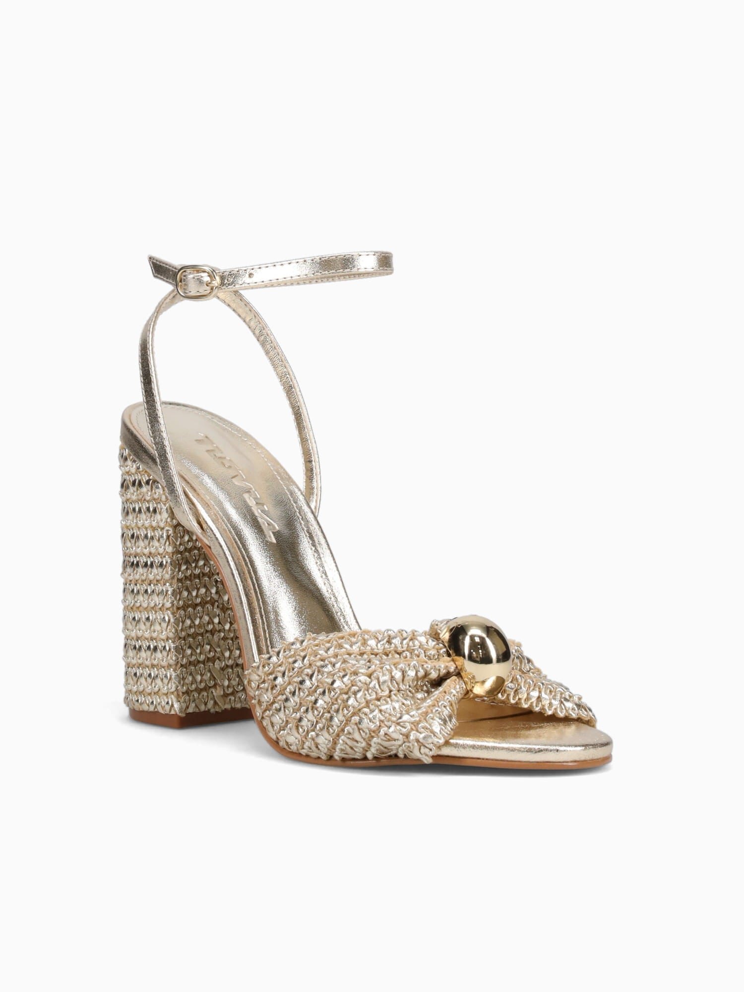 Anjali Gold Raffia Gold / 5 / M