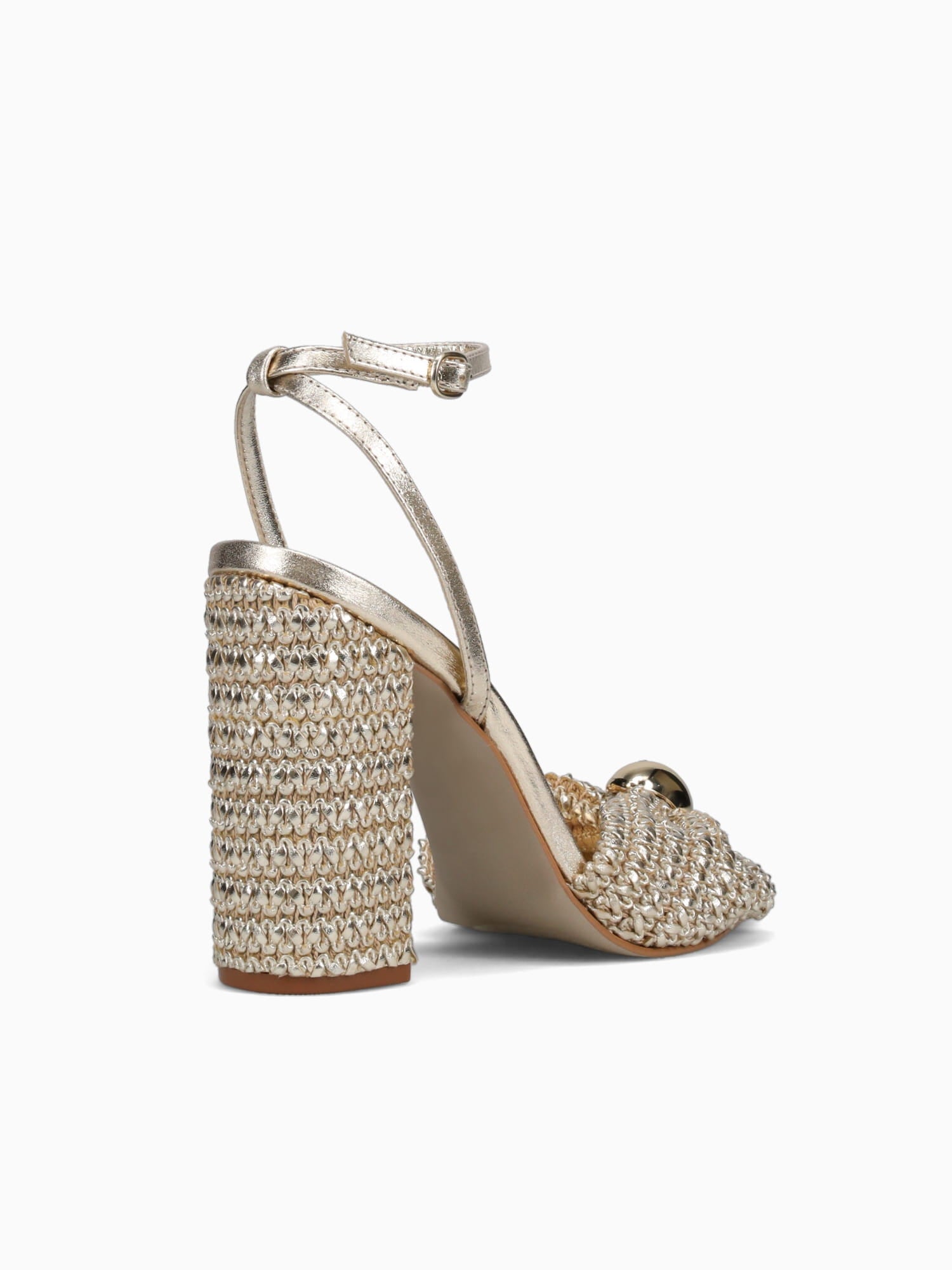 Anjali Gold Raffia Gold / 5 / M