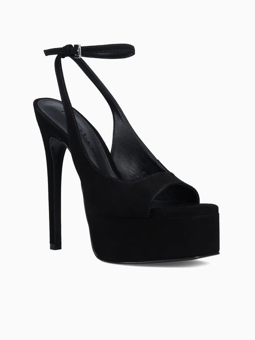 Serena Black Suede Black / 5 / M