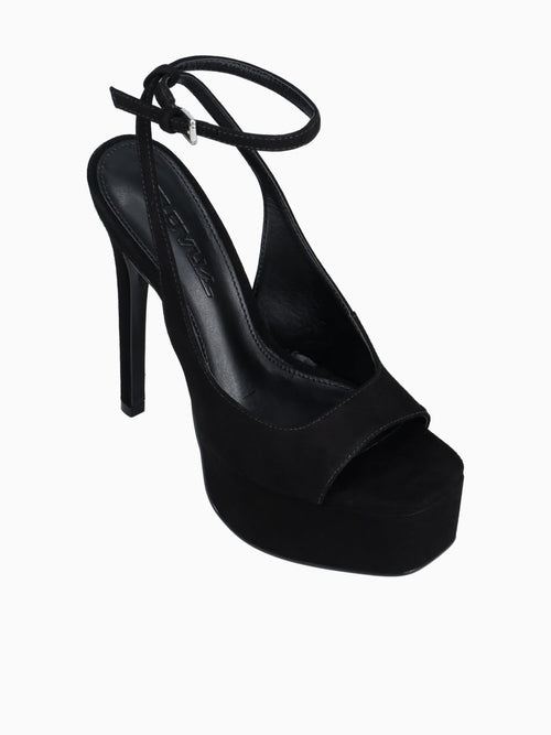 Serena Black Suede Black / 5 / M