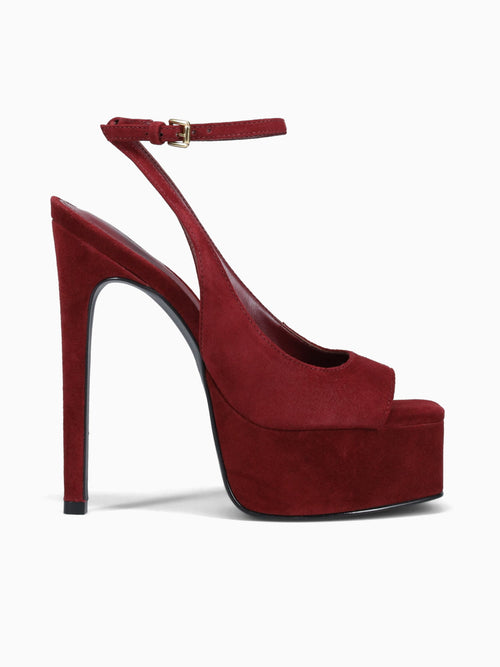 Serena Burgundy Suede Wine / 5 / M