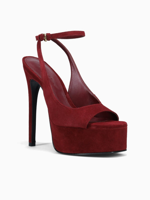 Serena Burgundy Suede Wine / 5 / M