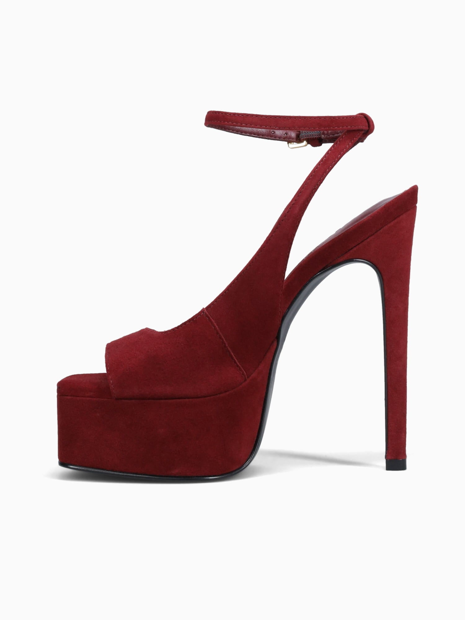 Serena Burgundy Suede Wine / 5 / M