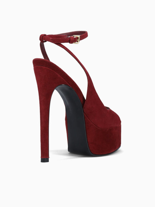 Serena Burgundy Suede Wine / 5 / M