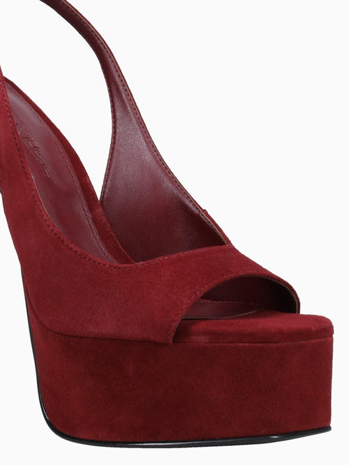Serena Burgundy Suede Wine / 5 / M