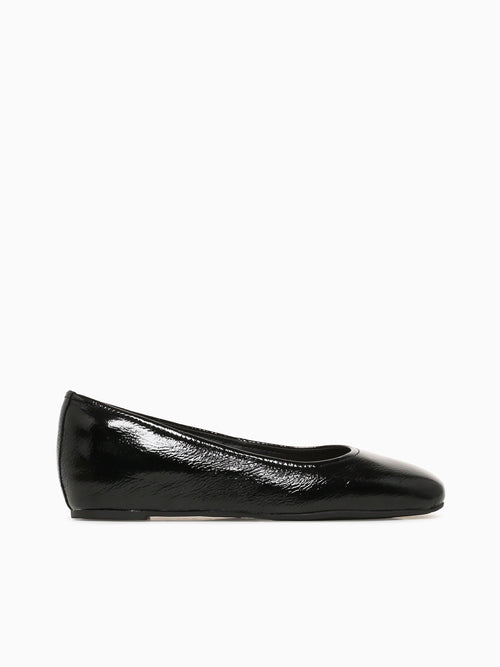 Poppy Black Crinkle Patent Black / 6 / M