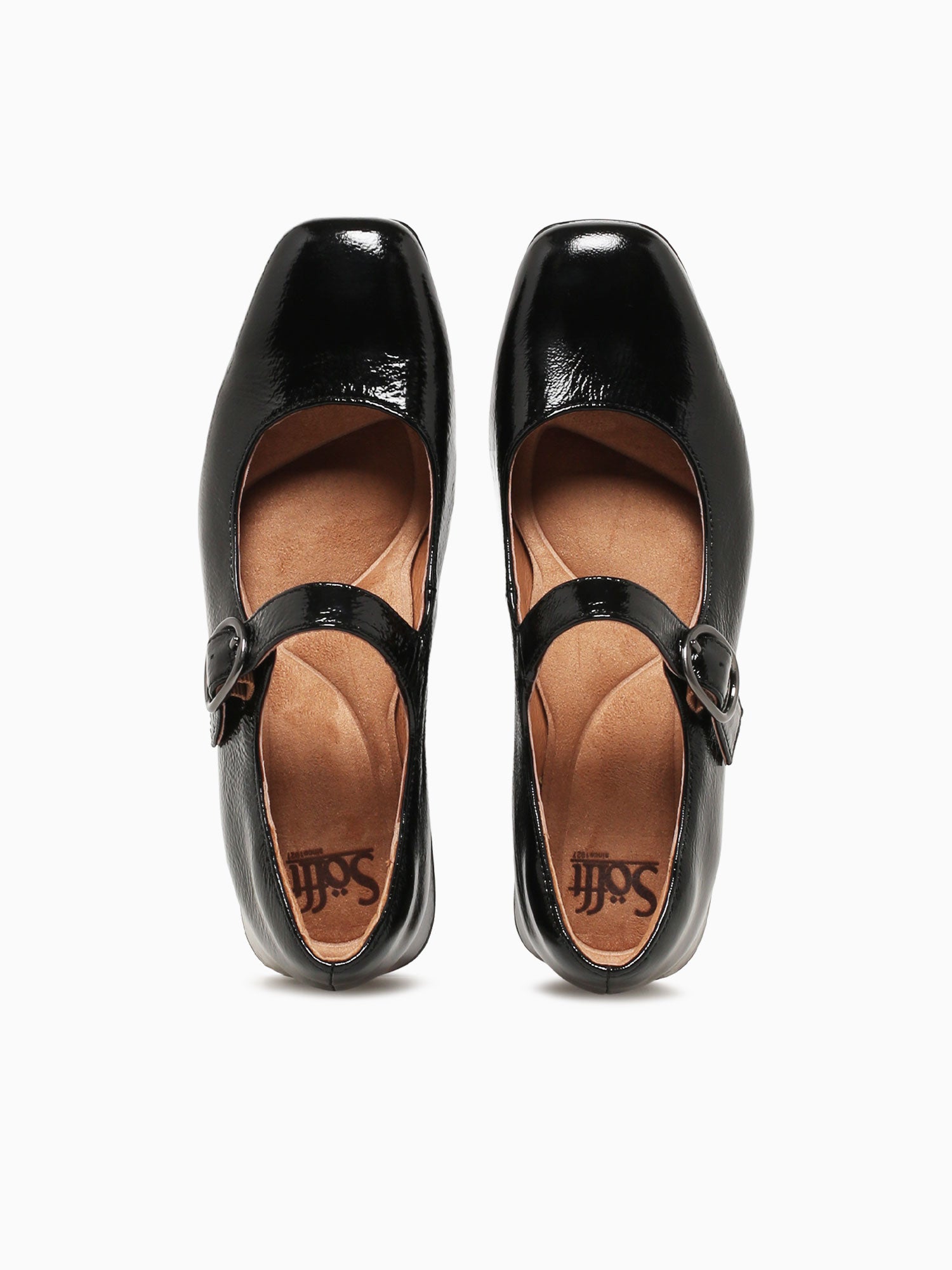 Laura Black Crinkle Patent Black / 6 / M