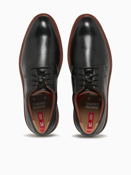 Xc Parker Plain Toe Black Leather 204383 Black / 8 / M