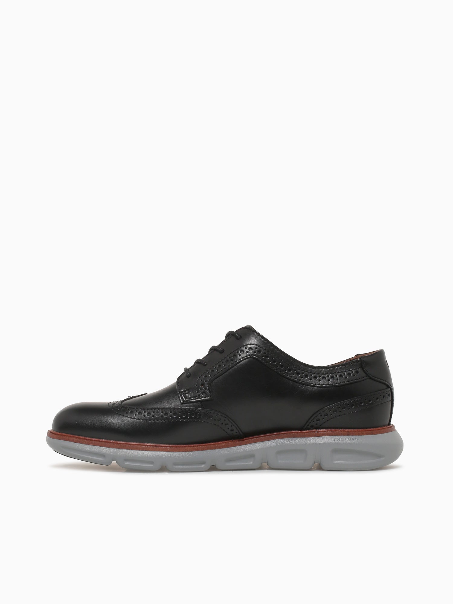 Larkin Wing Tip Black Leather 204169 Black / 8 / M