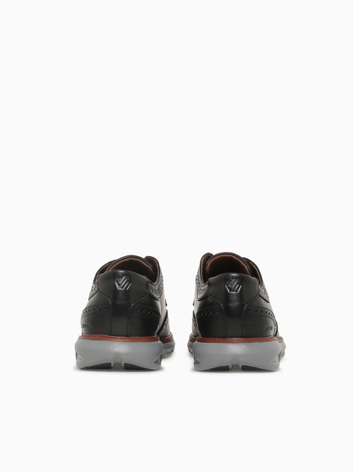 Larkin Wing Tip Black Leather 204169 Black / 8 / M