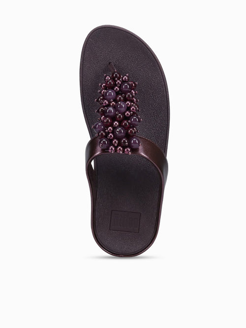 Fino Baublebead Plum Metallic Wine / 5 / M
