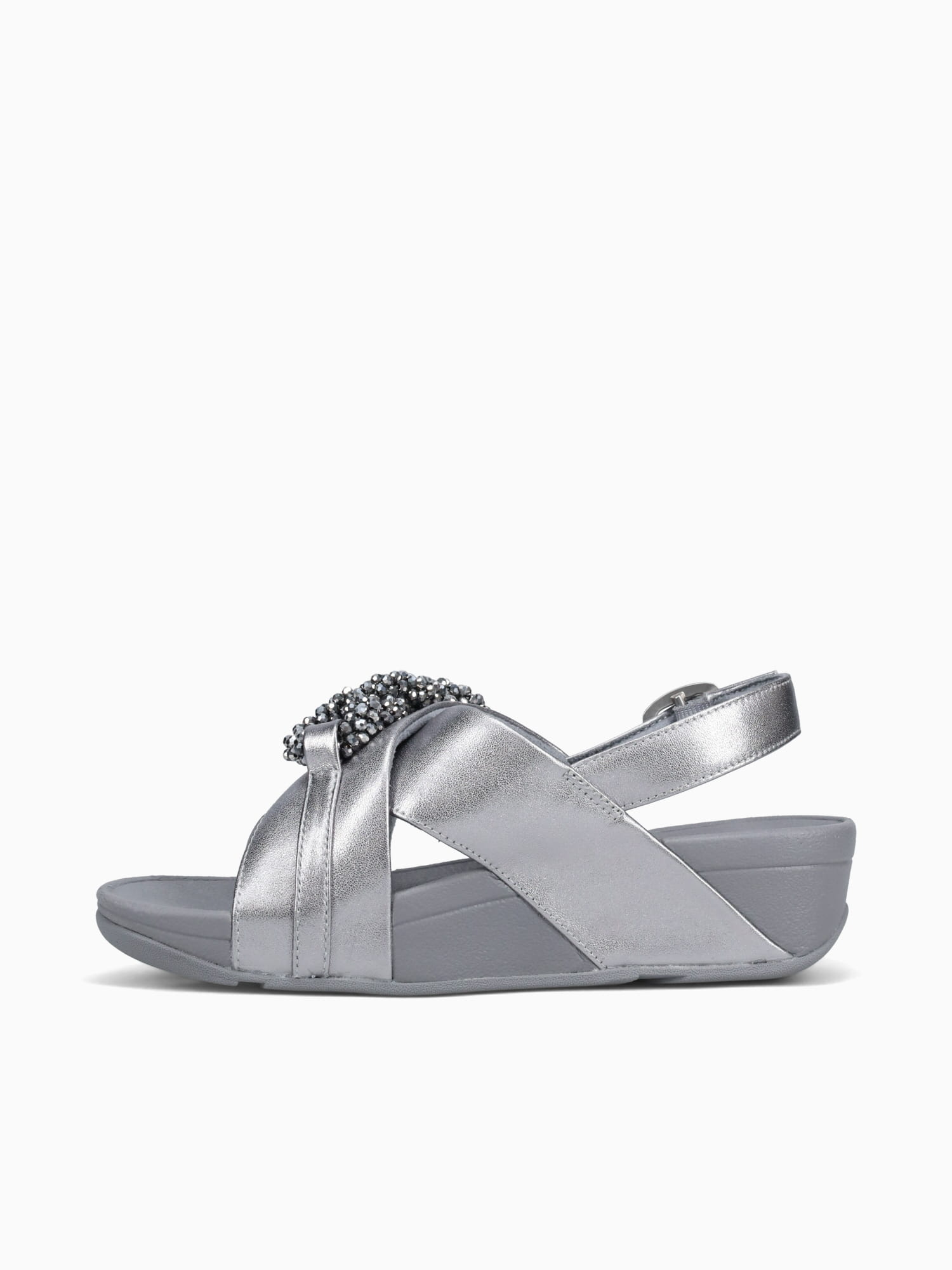 Lulu Beadedchain Silver Leather Silver / 5 / M