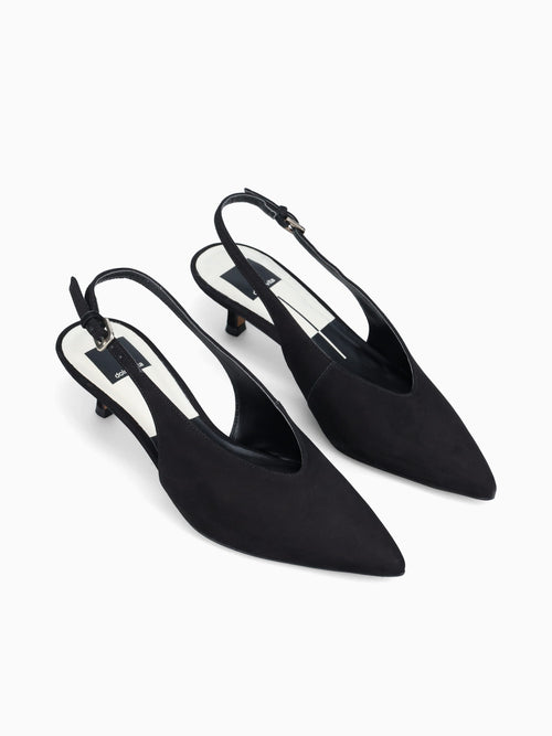 Alenna Black Suede Black / 6 / M