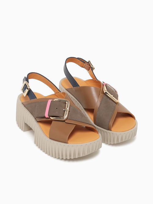 Plia Juno Mud Leather Multi / 36 / M