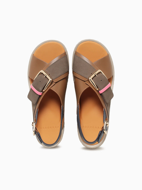 Plia Juno Mud Leather Multi / 36 / M