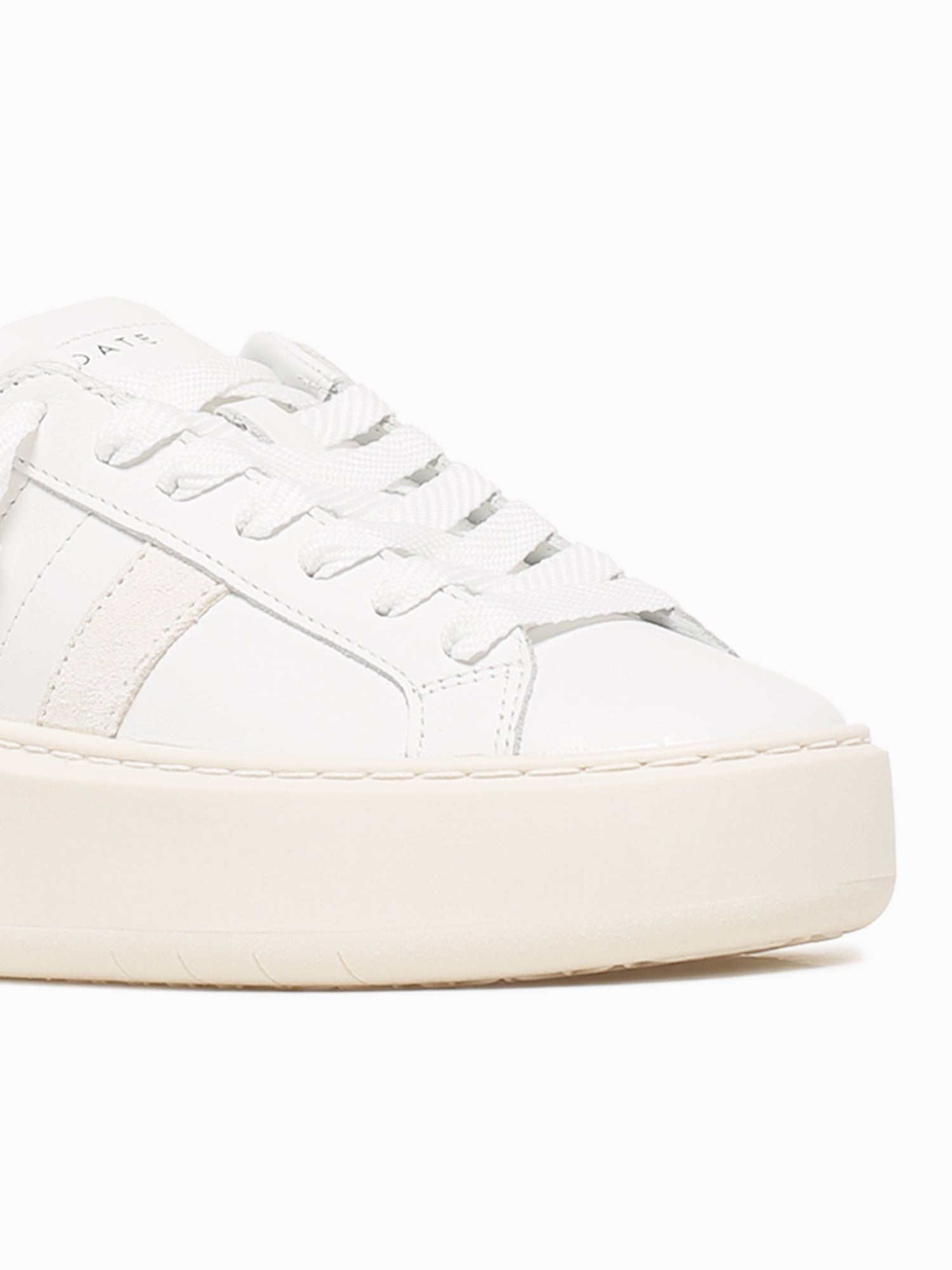 Hill Low Platform White Leather White / 36 / M
