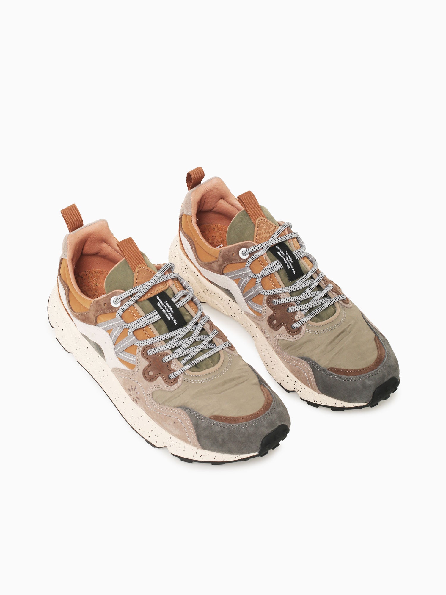 Yamano 3 Man Grey Brown suede Nylon Grey Multi / 41 / M