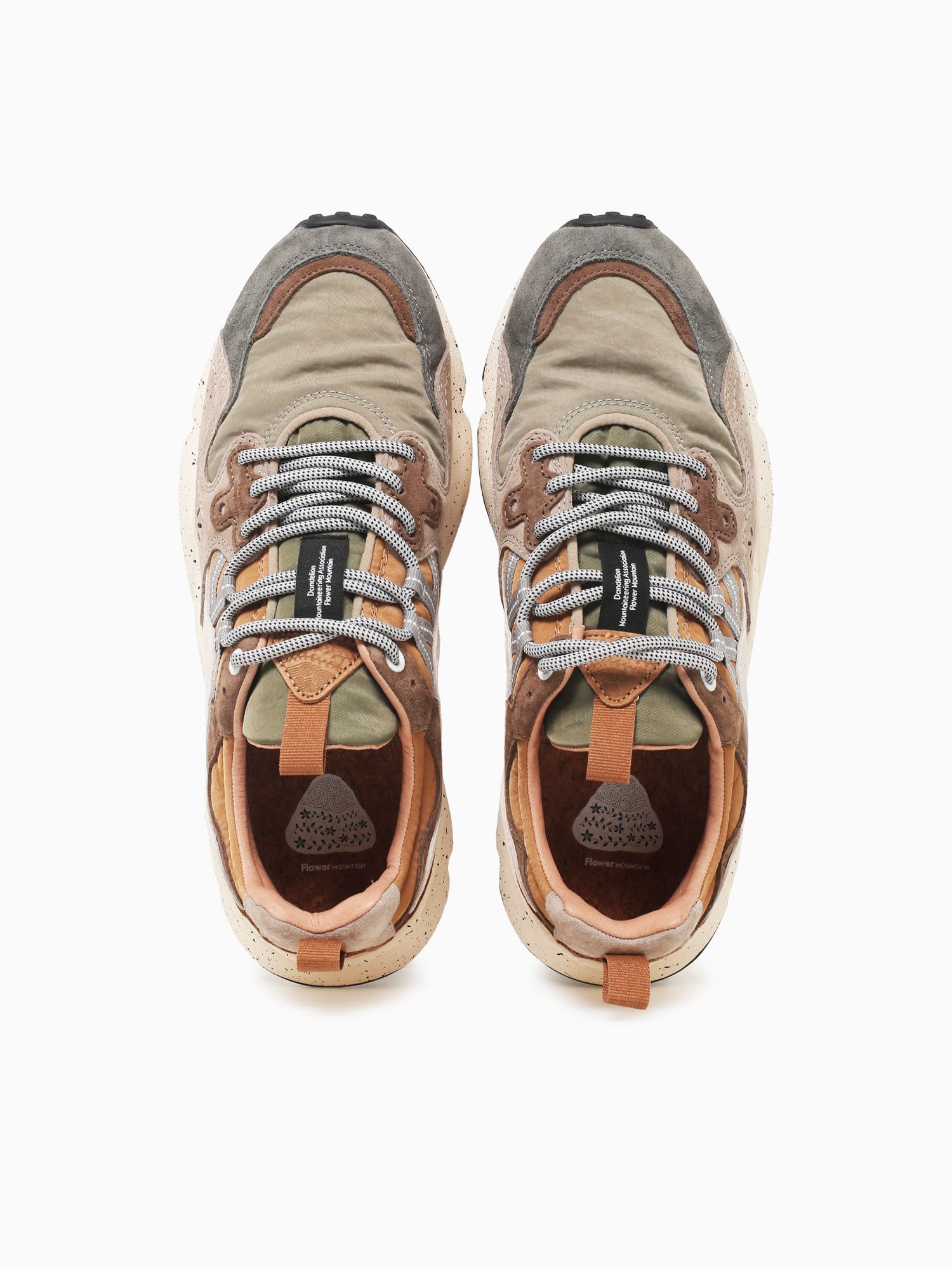 Yamano 3 Man Grey Brown suede Nylon Grey Multi / 41 / M