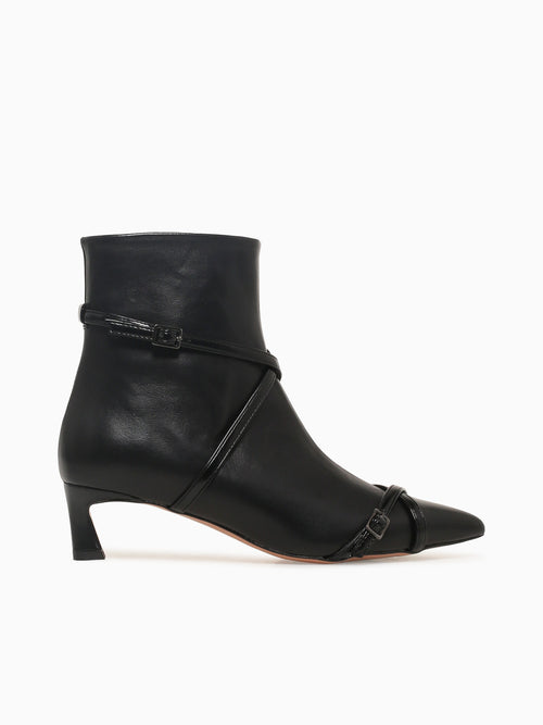 596 Nero Leather Black / 36 / M