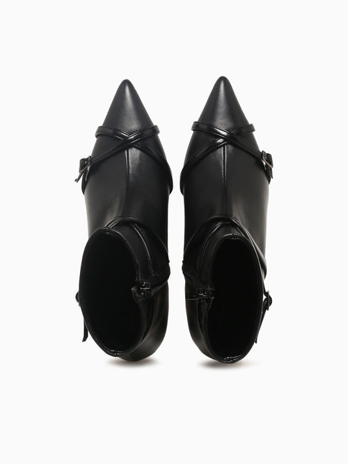 596 Nero Leather Black / 36 / M