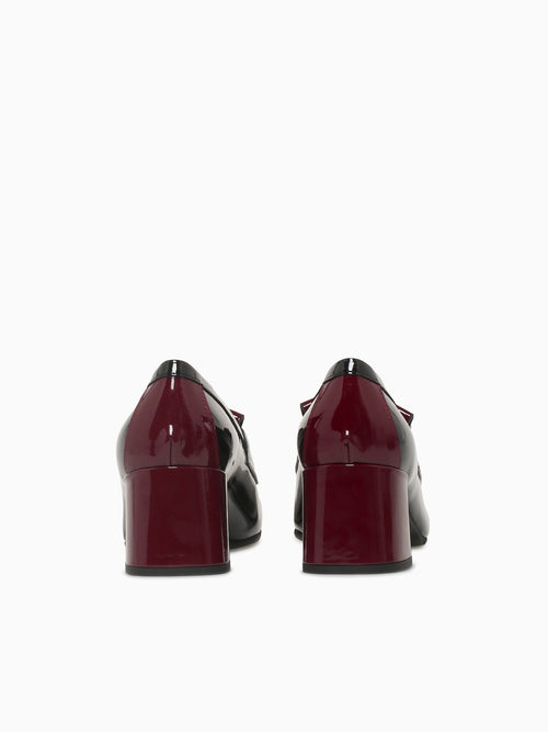 9306 Nero Bordo Taupe vernice Black / 36 / M