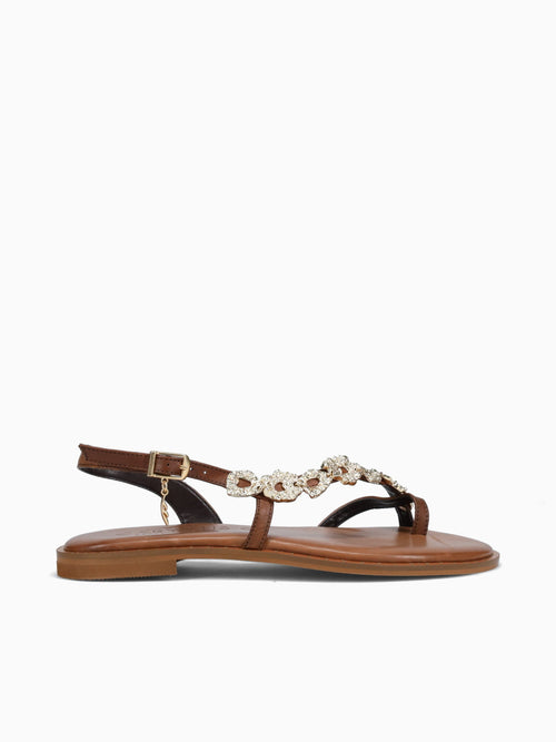 621608 Browngold Leather Brown / 36 / M
