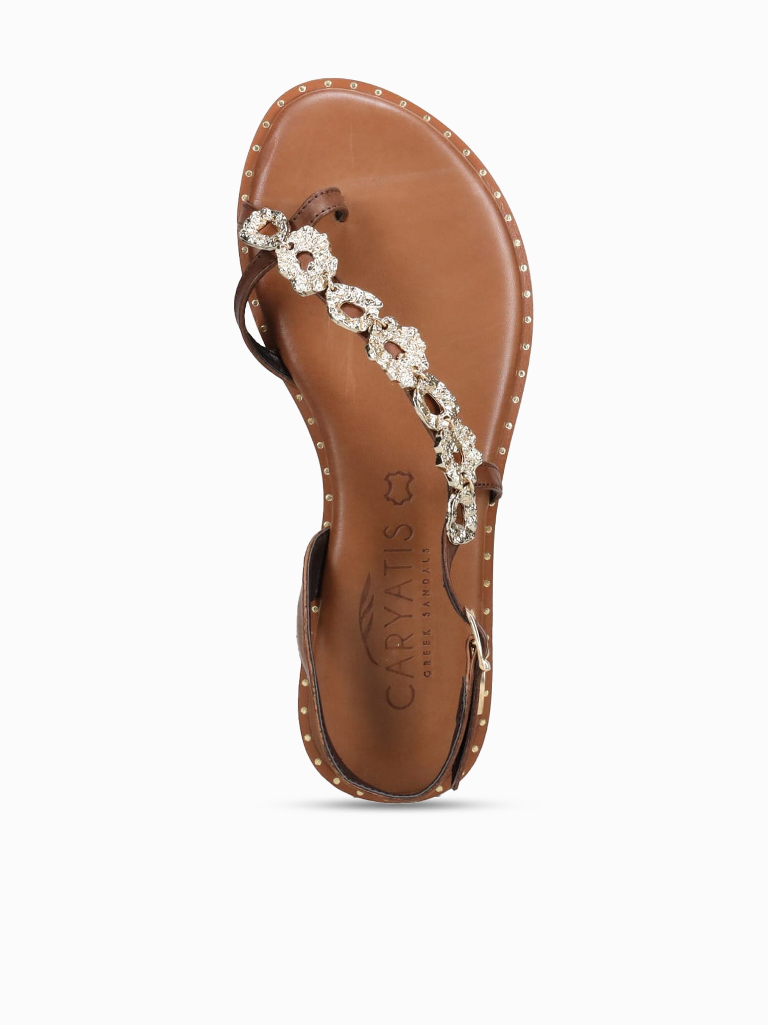 621608 Browngold Leather Brown / 36 / M