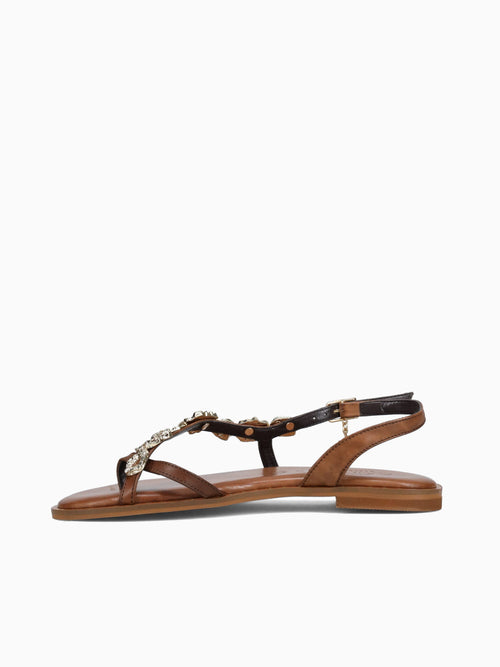 621608 Browngold Leather Brown / 36 / M