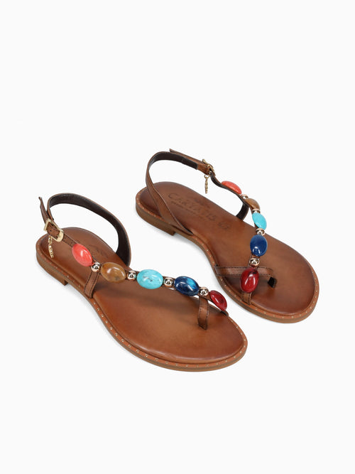 621627 Brown Leather Brown / 36 / M