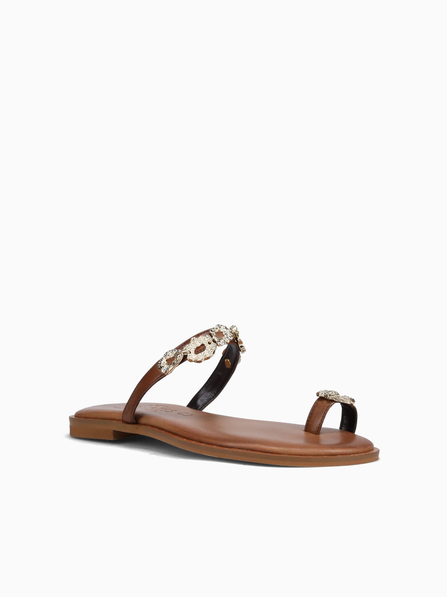 621308 Browngold Leather Brown / 36 / M