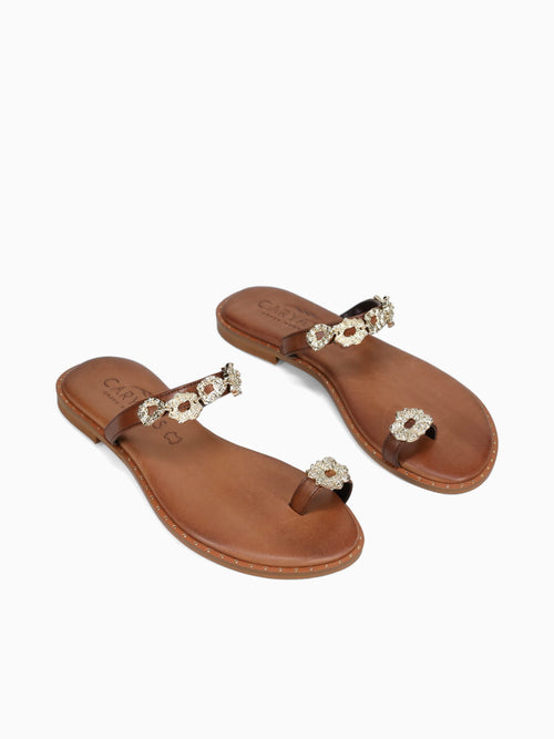 621308 Browngold Leather Brown / 36 / M
