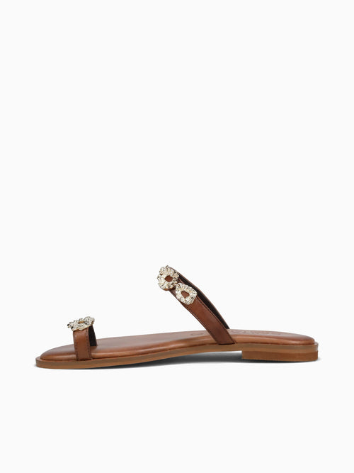 621308 Browngold Leather Brown / 36 / M