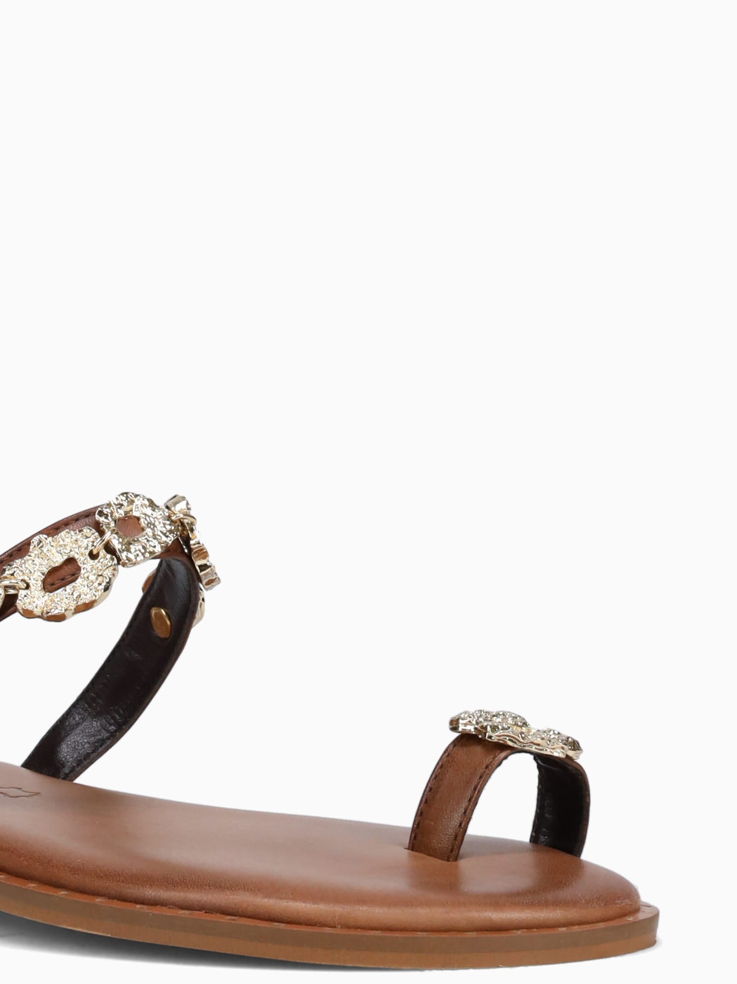 621308 Browngold Leather Brown / 36 / M