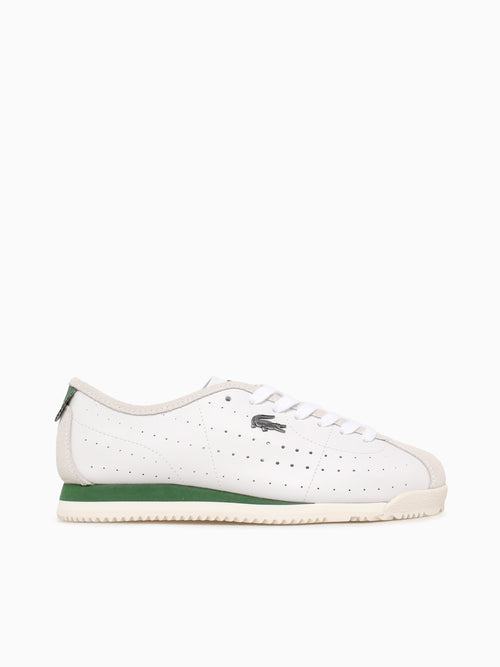 Club Low Wht Dk grn leather White / 5 / M