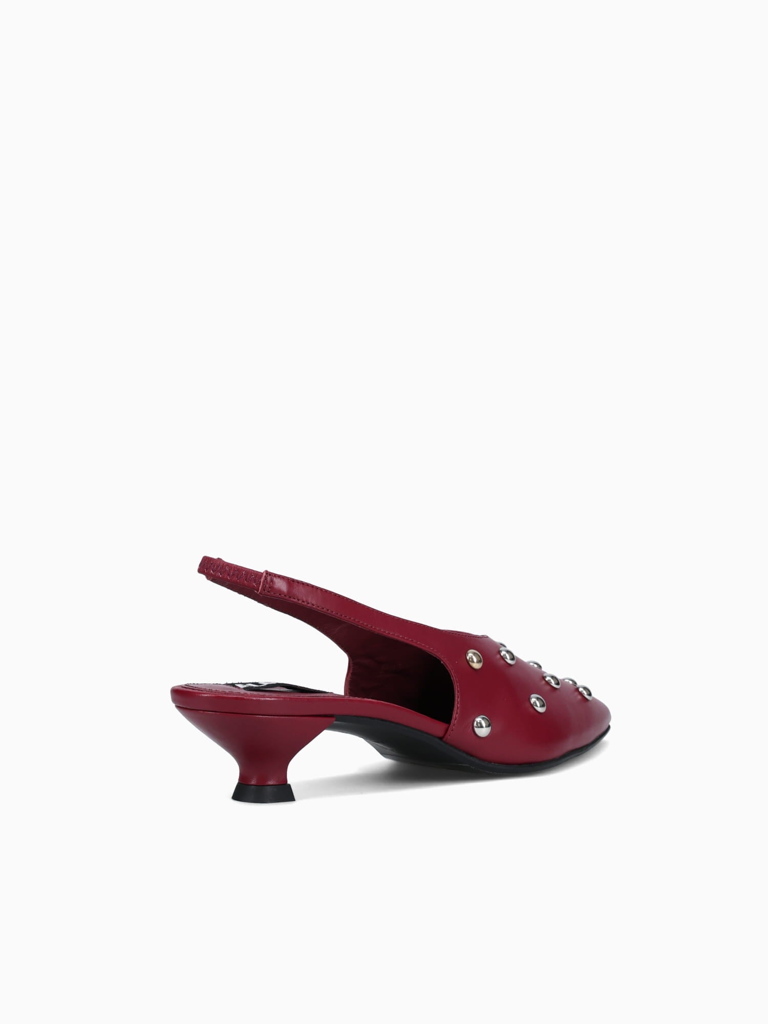 Eros Studs Burgundy Leather Wine / 36 / M