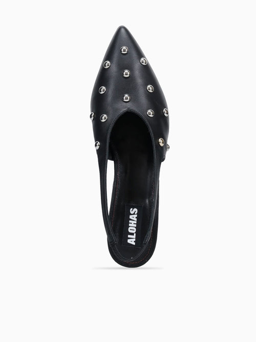Eros Studs Black Leather Black / 36 / M