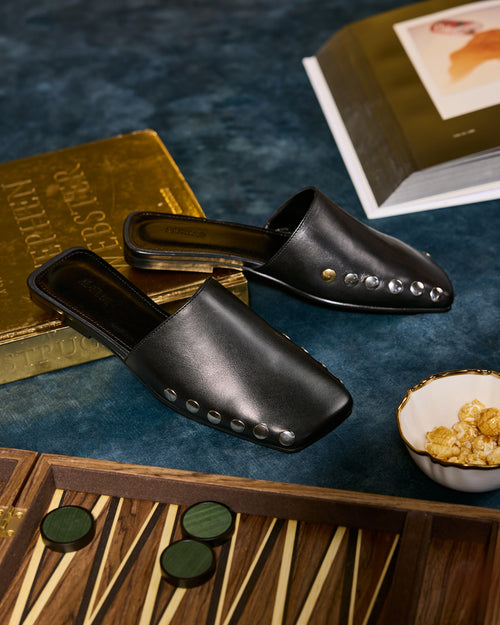 Kelly Black Leather