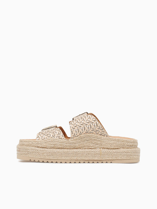 938 Crema Platino Leather Beige / 36 / M