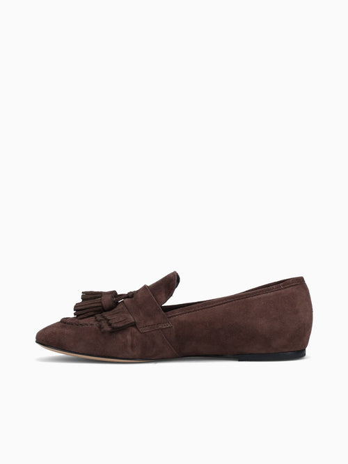 Xana Chocolate Suede Brown / 5 / M