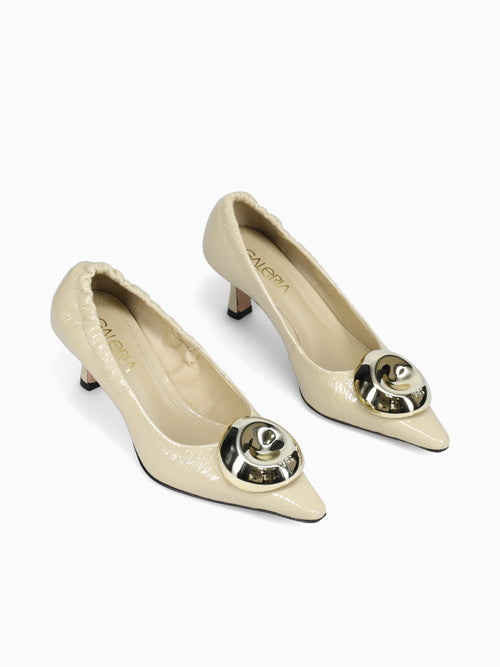 Xiana Chantilly Patent Leather Natural / 5 / M