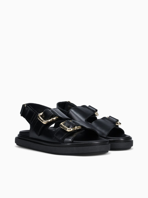 Harper Black Leather Black / 36 / M