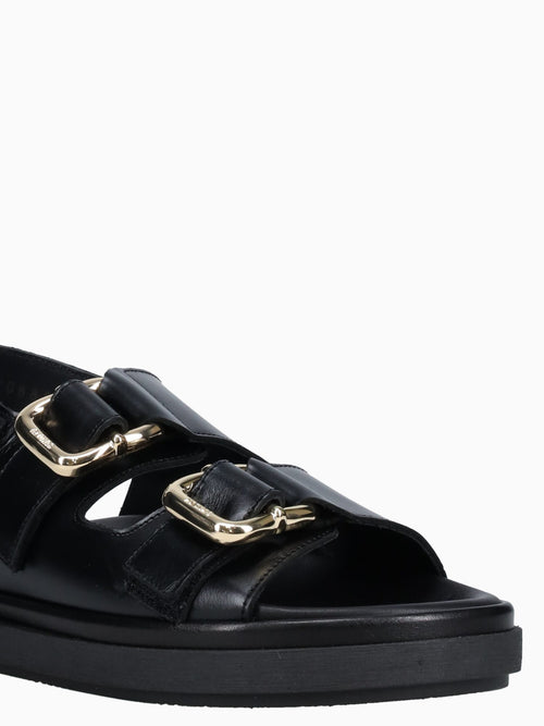 Harper Black Leather Black / 36 / M
