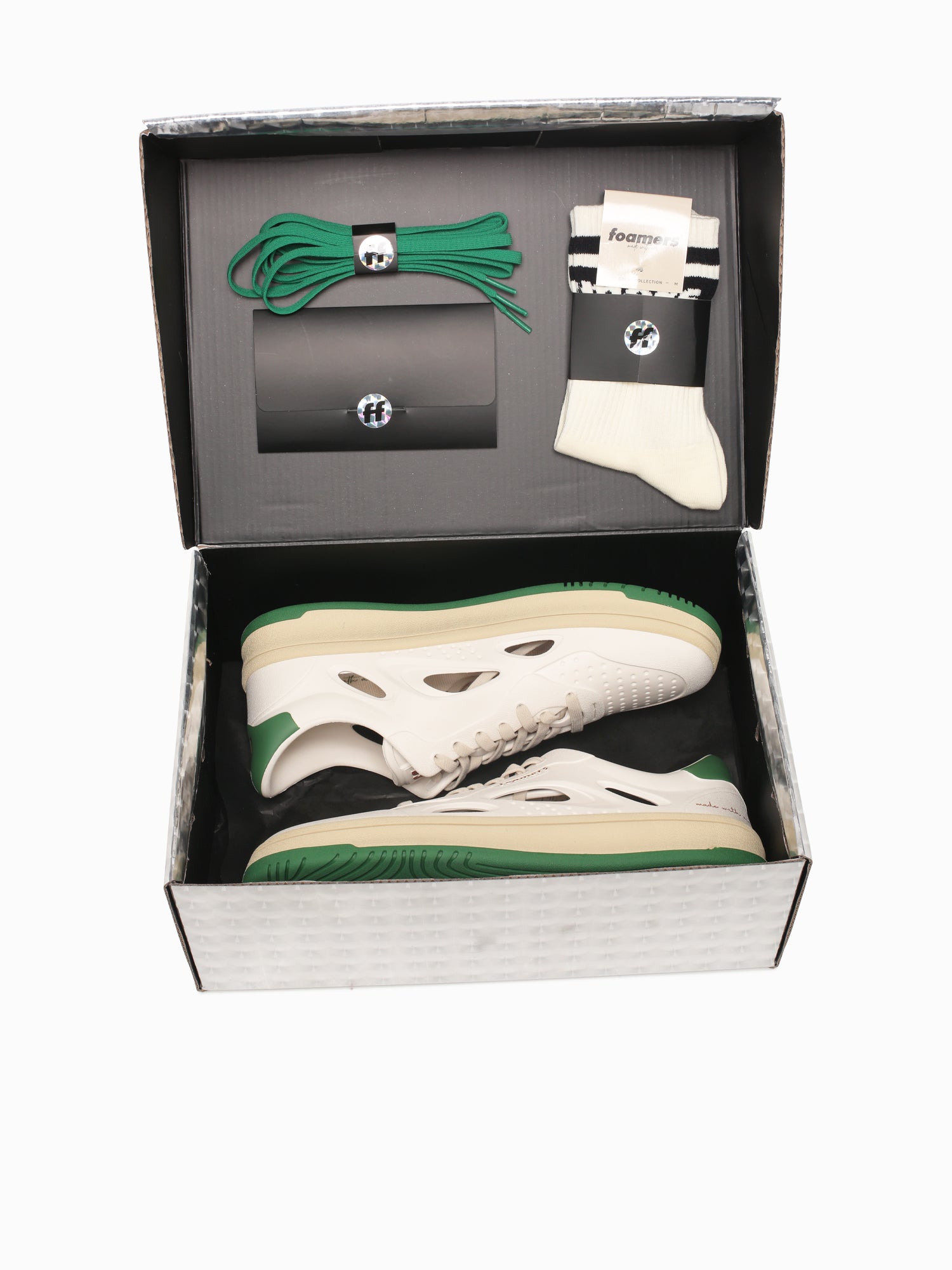 F2 F2 005 Off White Green eva Off White / 41 / M