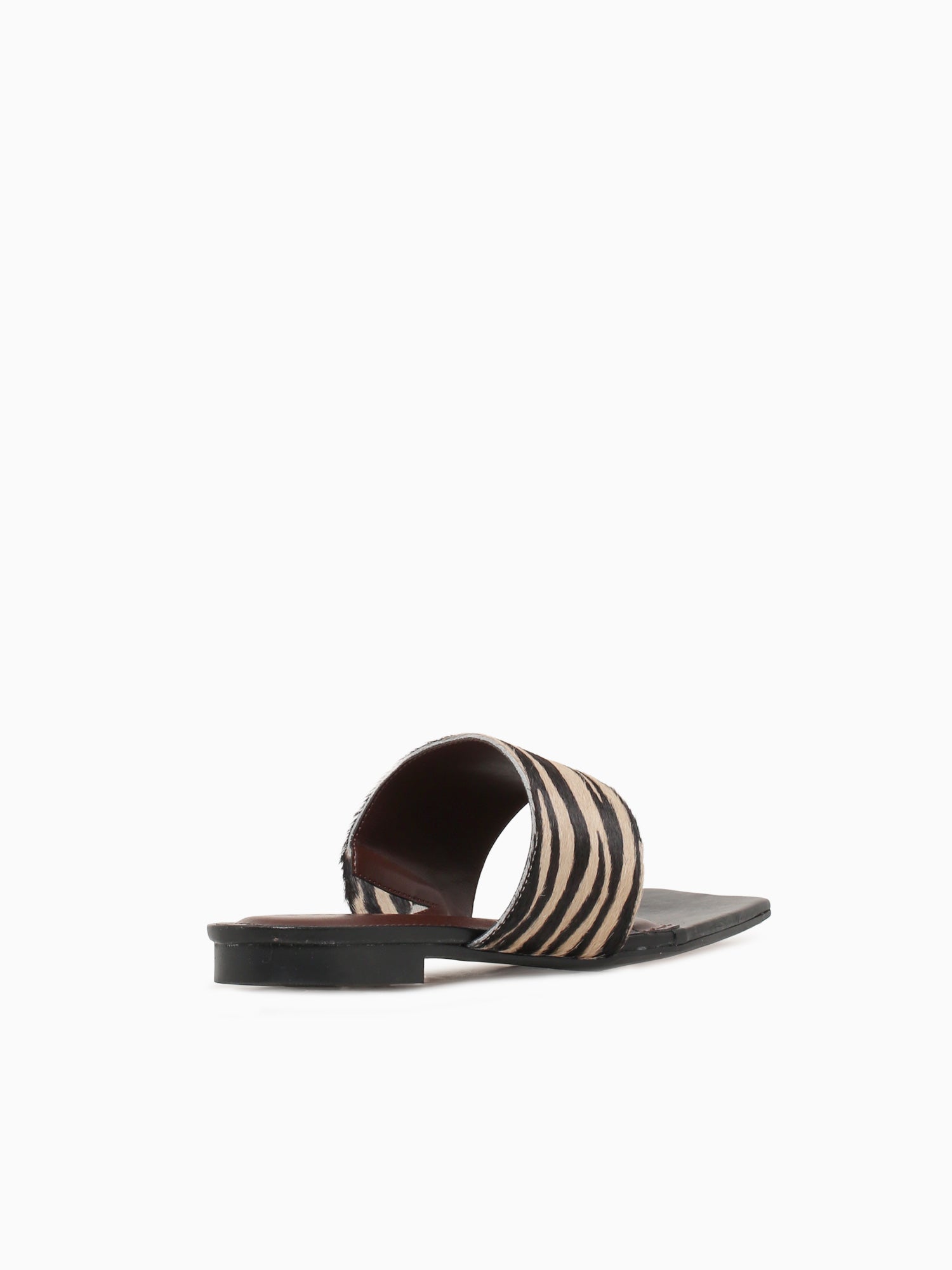 Merced Zebra Pony Hair Black White / 5 / M