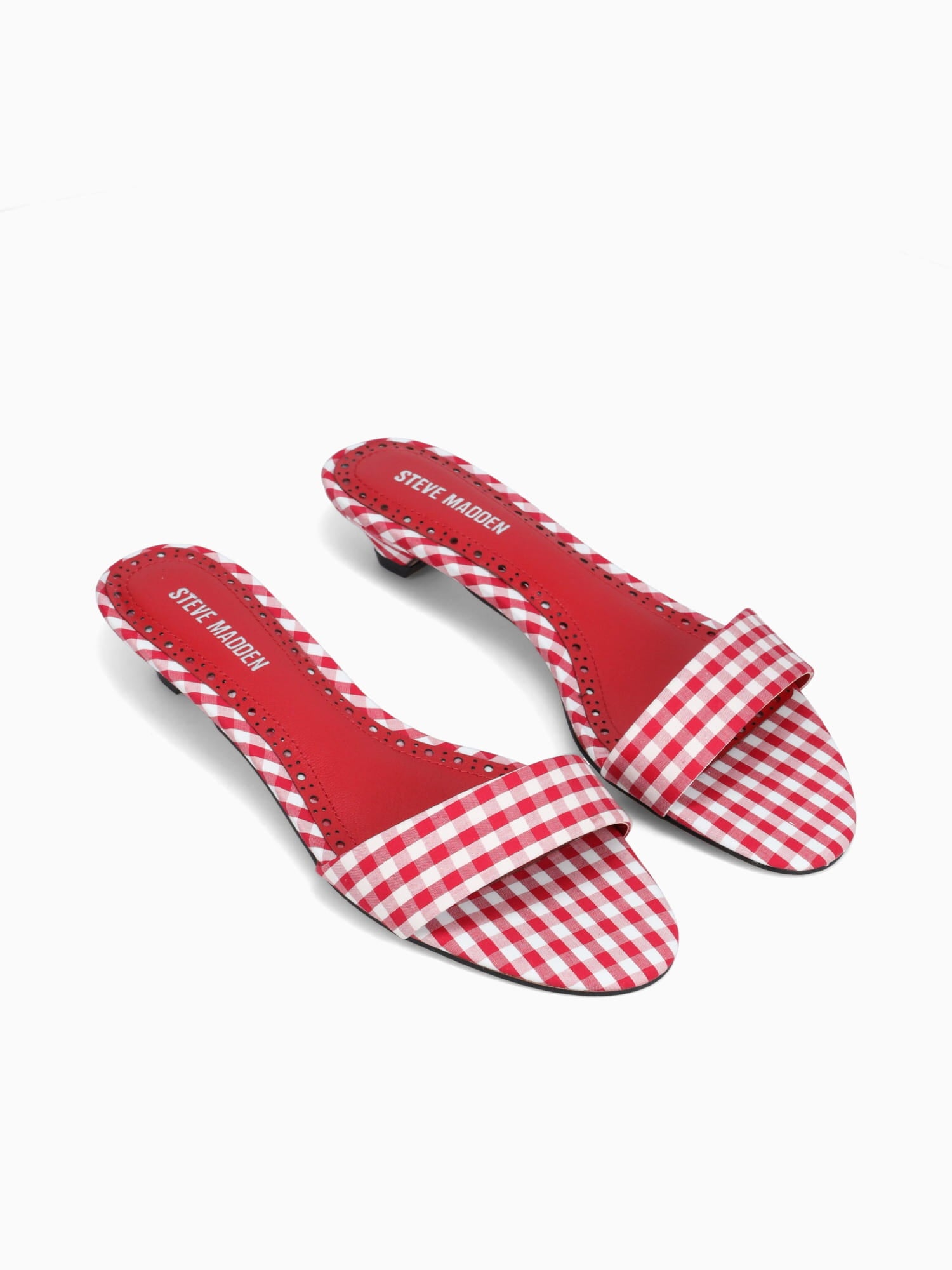 Berry Red Ginghan Fabric Red / 5 / M