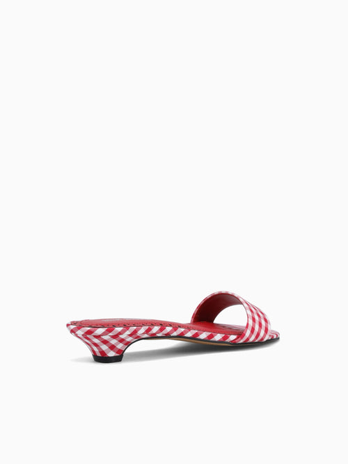 Berry Red Ginghan Fabric Red / 5 / M