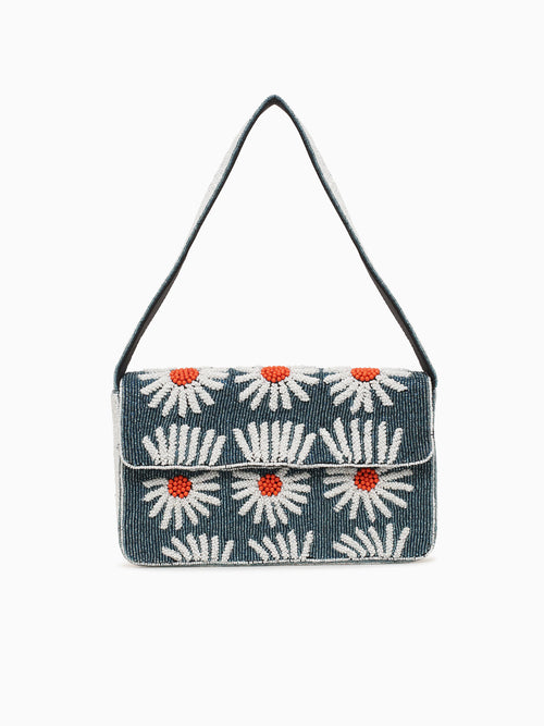 Daisy Bead Shoulder Bag Multi Multi